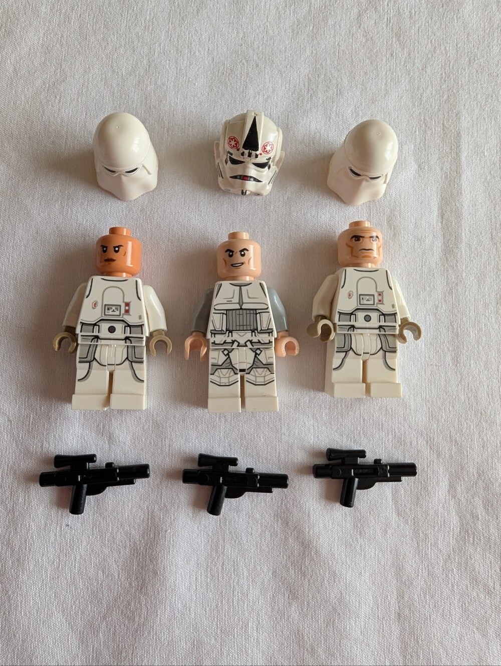 Lego Star Wars Stormtroopers Minifigure Blasters Helmets